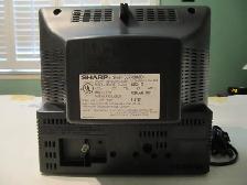 Sharp 13 inch CRT Retro Gaming Tube TV Cleaned Tested Circa 2001 - Photo 8