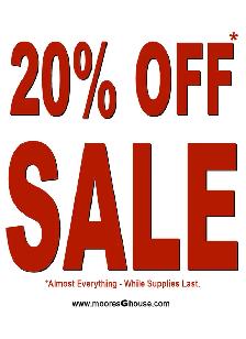 20% OFF SALE