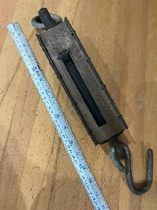 Antique 1923 Penn Scale Mfg. huge 300 lb. hanging scaleV10 - Photo 2