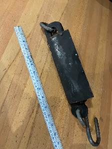 Antique 1923 Penn Scale Mfg. huge 300 lb. hanging scaleV10 - Photo 3