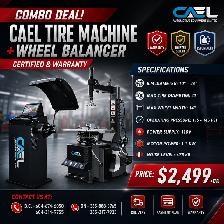 Combo Deal! New CAEL Tire machine  Wheel balancer