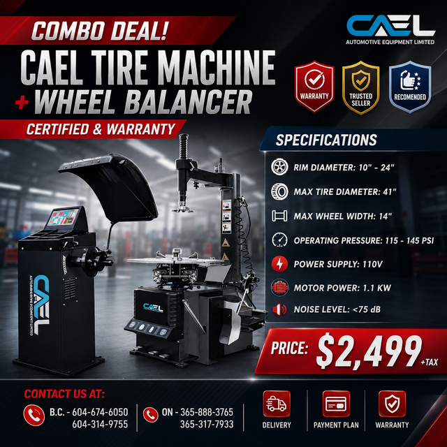Combo Deal! New CAEL Tire machine  Wheel balancer