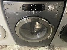Laveuse sécheuse frontales grises vapeur Samsung (remis à neuf) - Photo 2