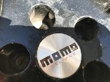 4x Momo FXL ONE "5-Spoke Star" Black Polished 17" mags (5x100mm) - Photo 10