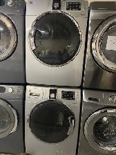 Laveuse sécheuse frontales grises perle Kenmore (remis à neuf)
