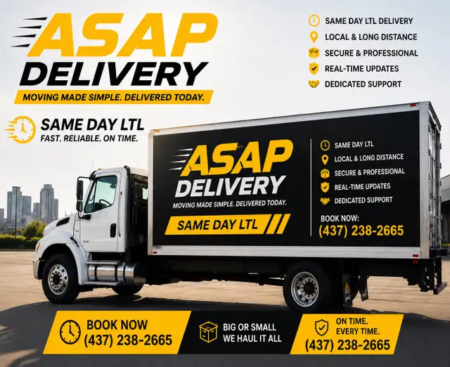 ASAP DELIVERY – GTA LTL