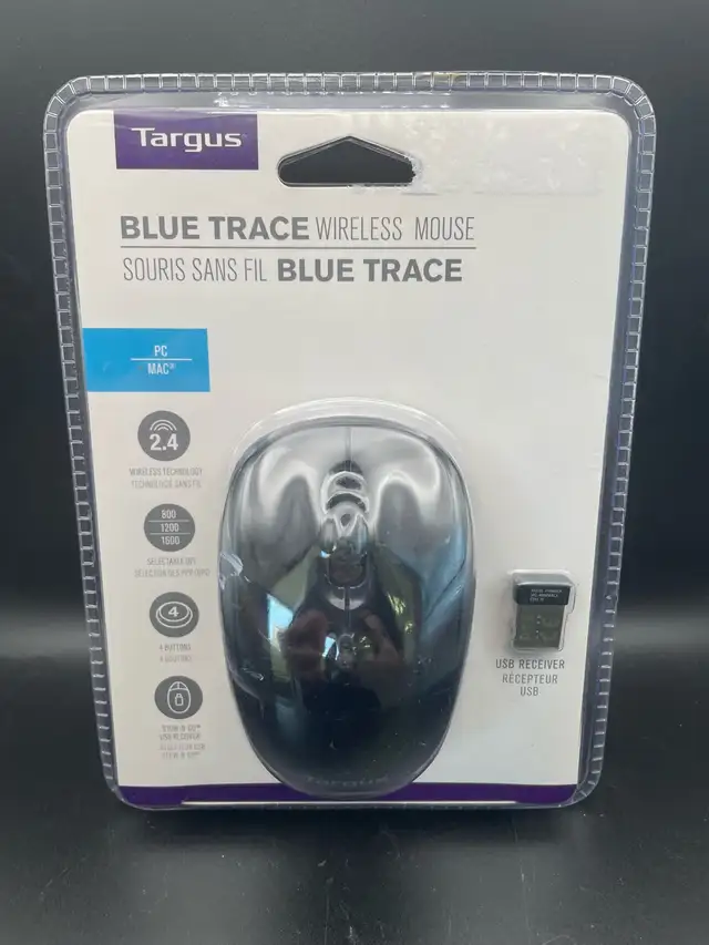 TARGUS NEW BLUE TRACE WIRELESS MOUSE