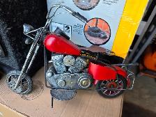 Harley Davidson Collectable Motorcycle Display Older Style Bike1