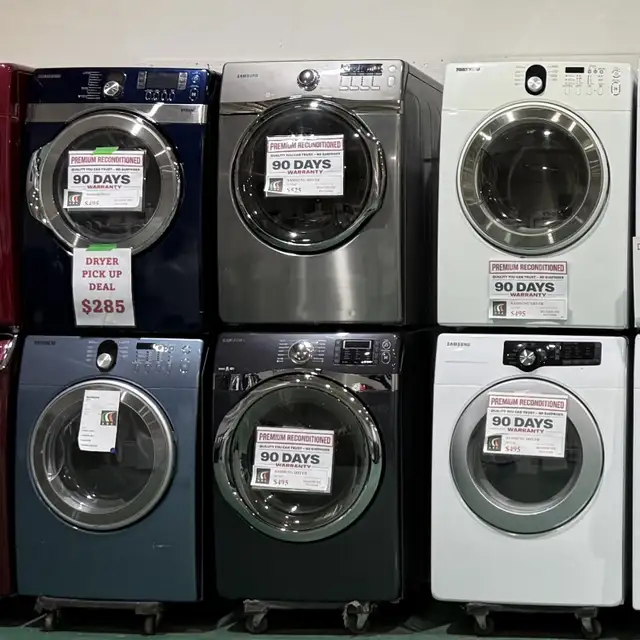 DRYER PICK UP DEAL FOR THE MONTH OF JUNE $285-$288 ONLY