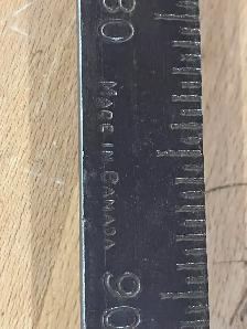 Antique Made in Canada, balance beam scale, 40 inches long - Photo 3