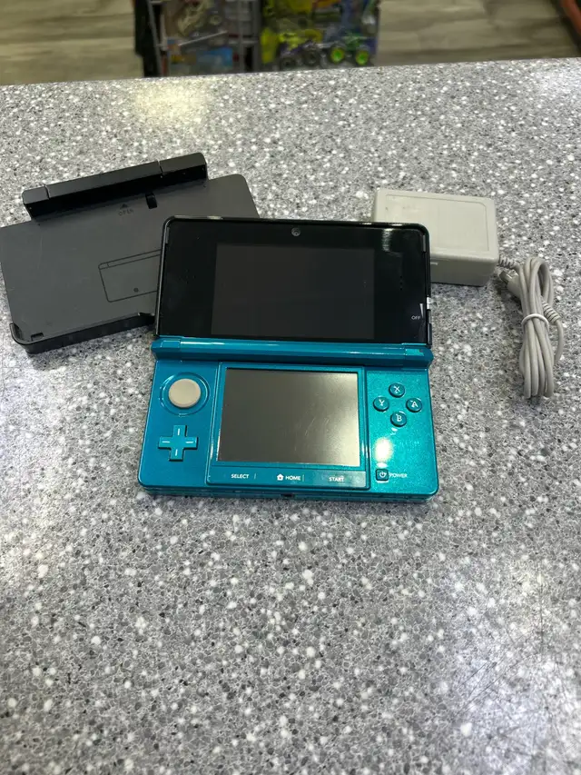 3DS System With Charging Doc - Teal