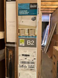 MAAX Utile 60" Walk-In Shower Kit, Black Glass Door – BOXED NEW - Photo 5