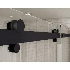 MAAX Utile 60" Walk-In Shower Kit, Black Glass Door – BOXED NEW - Photo 7