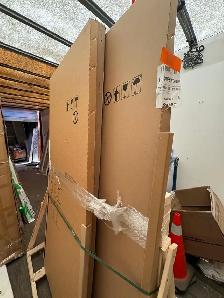 MAAX Utile 60" Walk-In Shower Kit, Black Glass Door – BOXED NEW - Photo 8