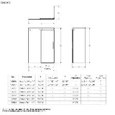 MAAX Utile 60" Walk-In Shower Kit, Black Glass Door – BOXED NEW - Photo 9