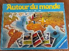 COMPLET / Jeu de société Autour du Monde par Ravensburger 1984