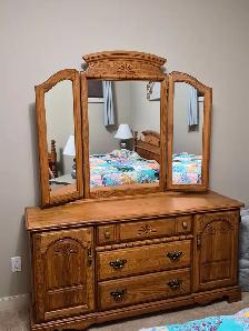 Large Dresser with Mirror - Photo 3