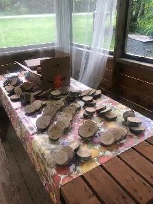 Plus de 100 rondelles de bois à vendre 5$ chacune - Photo 2