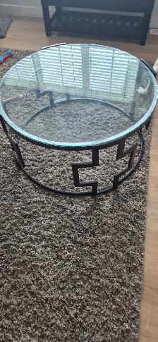 Glass coffee table - Photo 2