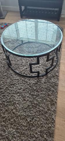 Glass coffee table - Photo 3
