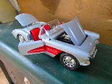 Braccio & Götz 1/18 Chevrolet Corvette 1957 Delphin Motiv Hand - Photo 3