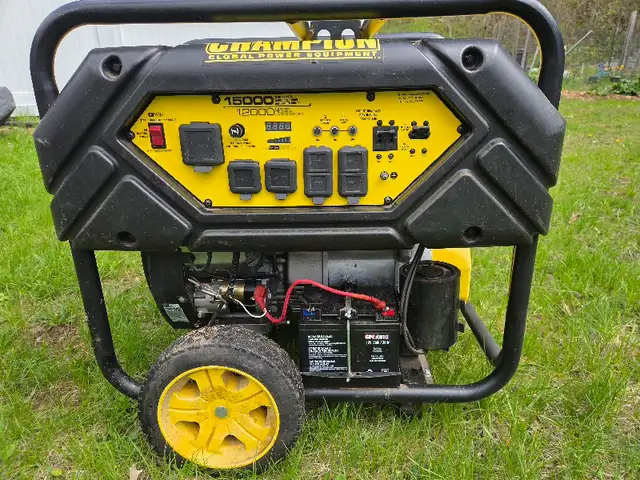 Model 100111 Champion gas powered portable generator.