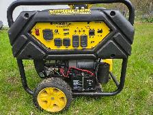 Model 100111 Champion gas powered portable generator.