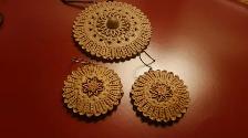 Birch bark box, pendant, earrings - Photo 2