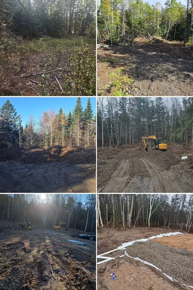Total site prep, excavation, septic systems, screwpiles & more