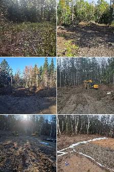 Total site prep, excavation, septic systems, screwpiles & more