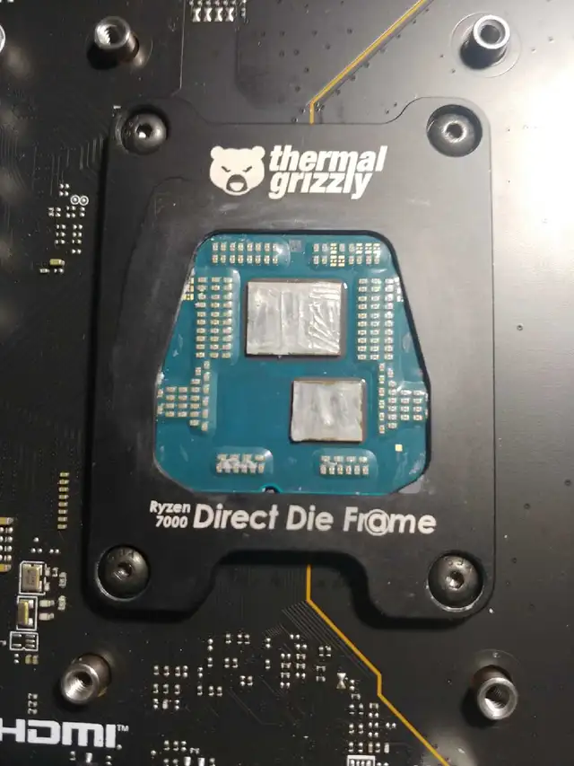 Ryzen 7  9800x3d cpu unlidded