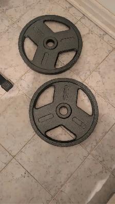 45lbs Olympic Weight Plates pair - Photo 3