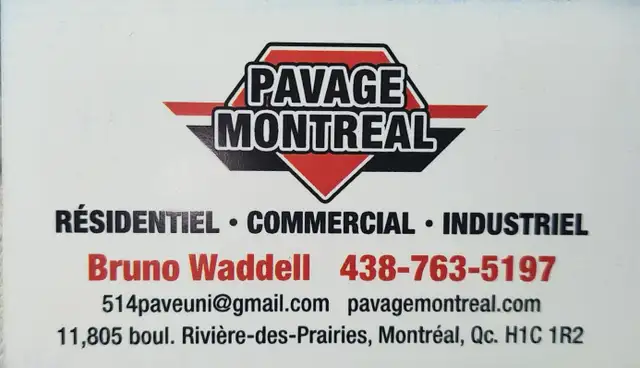 PAVAGE MONTRÉAL – Spécialiste en asphalte et béton