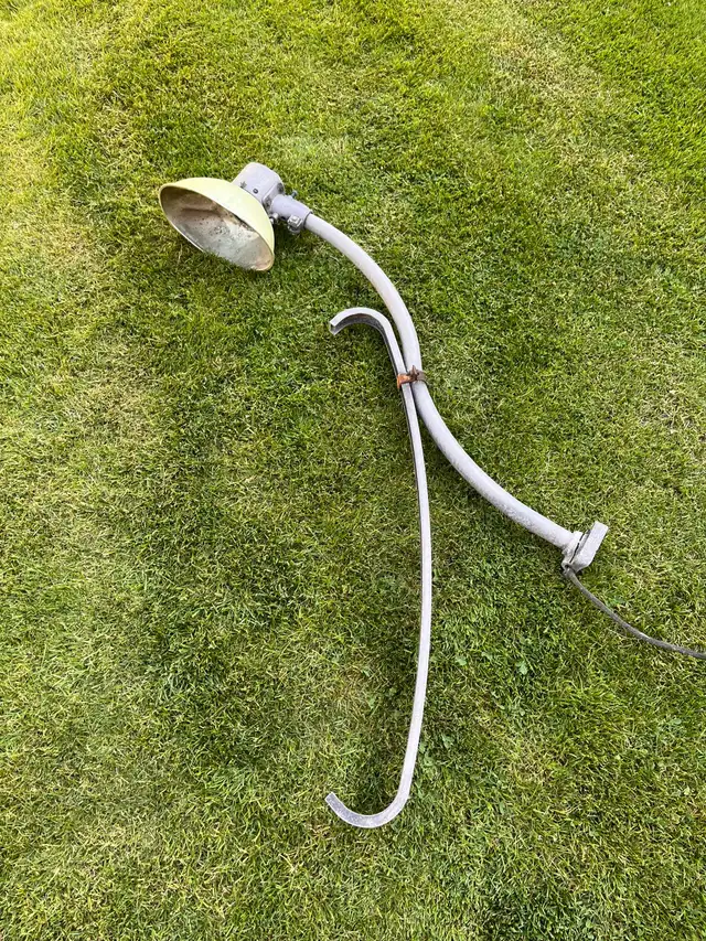 Very large vintage ‘gooseneck’ style light fixture