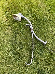 Very large vintage ‘gooseneck’ style light fixture