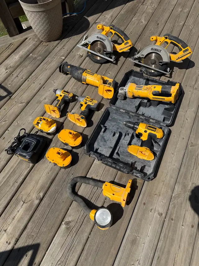 18 Volt DeWalt Cordless Power Tools