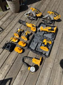 18 Volt DeWalt Cordless Power Tools