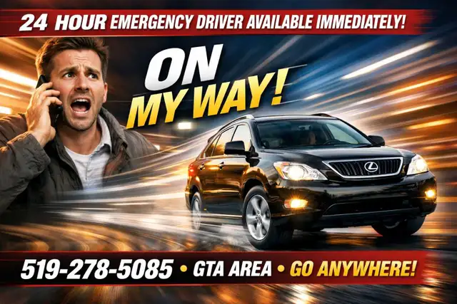 driver available 24 hours emergency