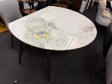 Brand New 1.35m Diameter Sintered Stone Dining Table $399 - Photo 2
