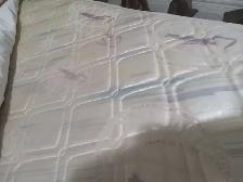 QUEEN SIZE BED- MATRESS  AND BOX SPRING WITH FRAME ON WHEELS - Photo 10