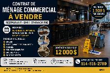 Contrat de Ménage Commercial à Vendre – St-Hyacinthe