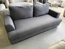 Fabric bench sofa in grey or beige - Photo 2