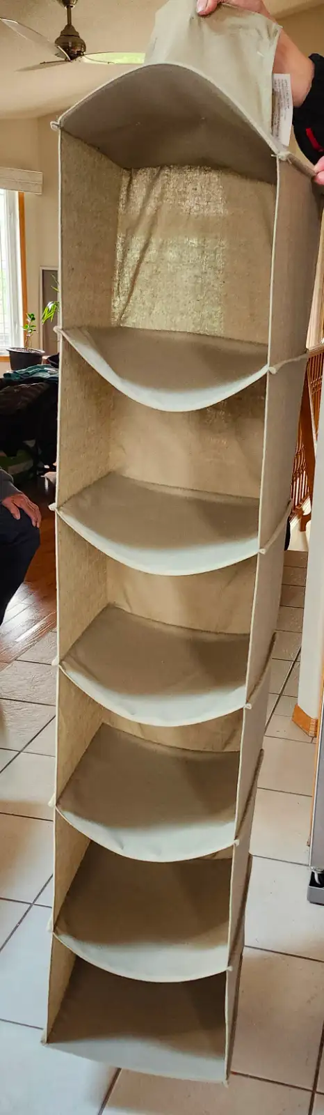Excellent condition closet organizer!