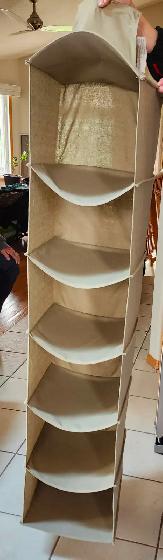 Excellent condition closet organizer!