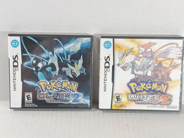 Pokemon Black & White Version 2 Nintendo DS, 2012 FACTORY SEALED