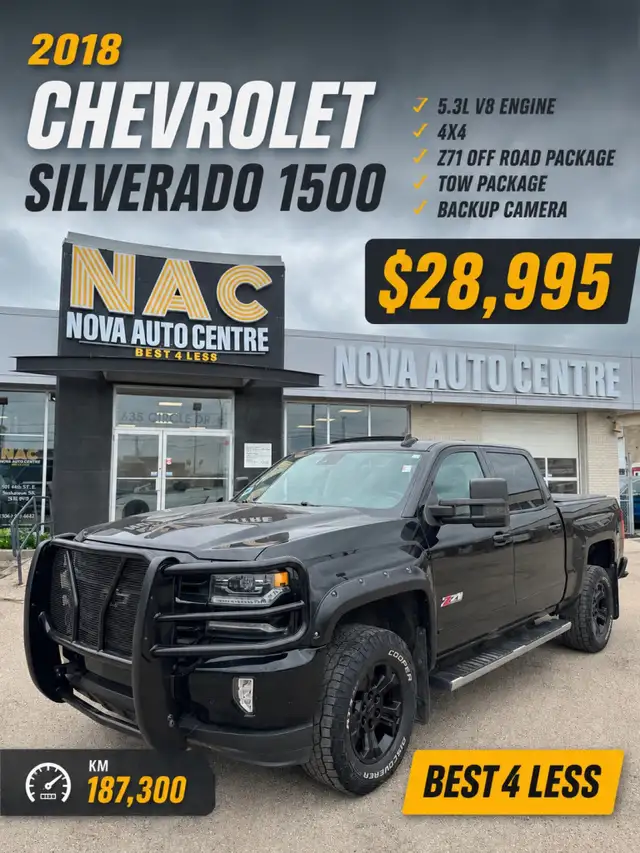 2018 Chevrolet Silverado 1500 1LT 4x2 Crew Cab 5.75 ft. box 143.