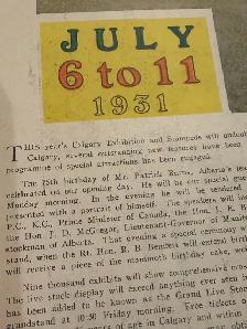 Vintage Antique Original 1931 Calgary Stampede Magazine Ad - Photo 4
