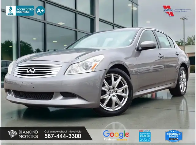 2009 Infiniti G37 XS Sedan 4dr x AWD - Leather - Bose Sound Syst