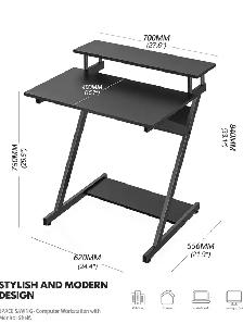 Computer Desk   Ergonomic Mesh Office Chair - $110 OBO - Photo 2