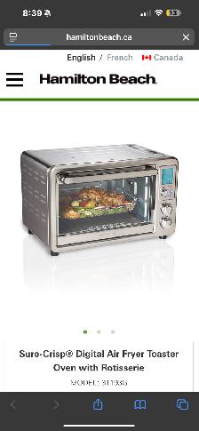 OVEN HAMILTON BEACH
